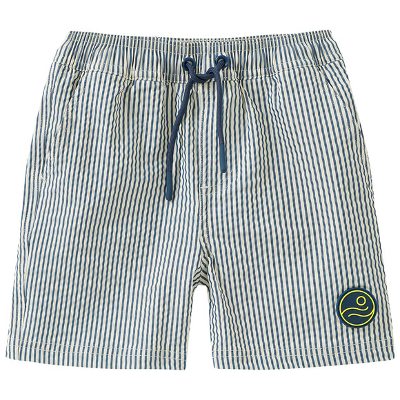 Jungen Badeshorts mit Seersucker-Streifen