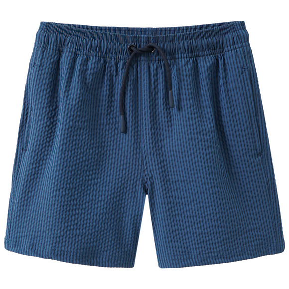Jungen Badeshorts mit Seersucker-Streifen