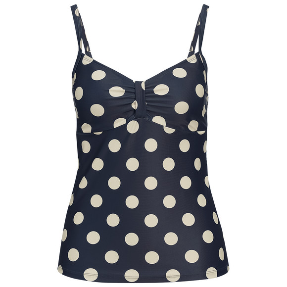 Damen Shape-Tankinioberteil mit Punkten