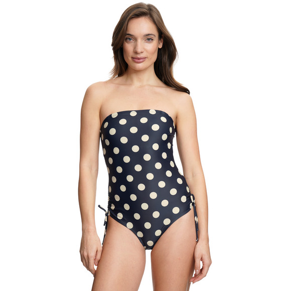 Damen Shape-Badeanzug mit Punkte-Allover