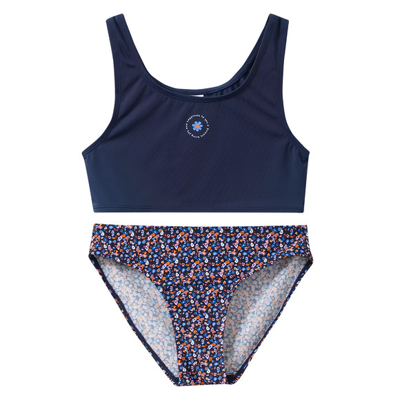 Mädchen Bikini mit Blümchen