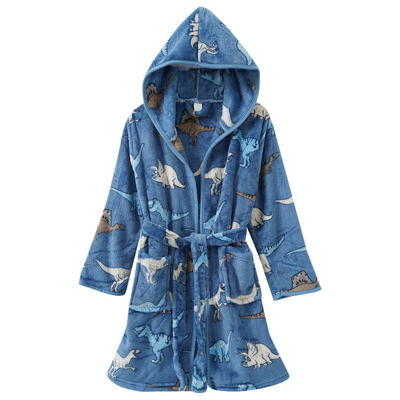 Badjassen in fleece voor jongens blauw