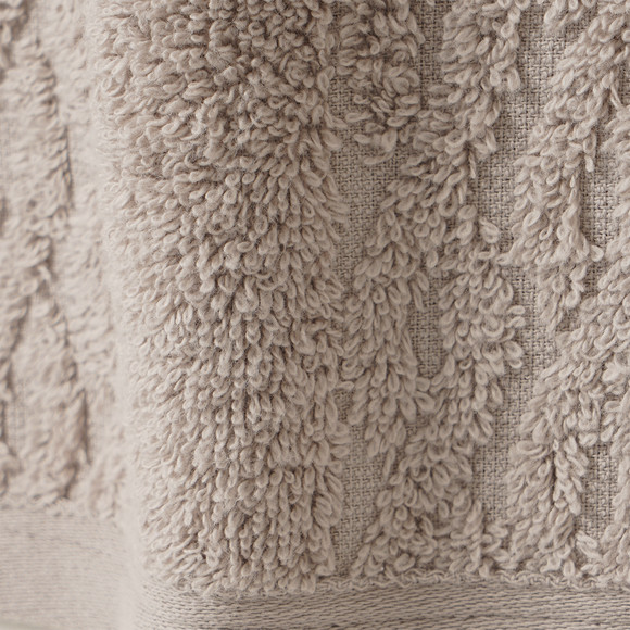 Handdoek met kabelpatroon