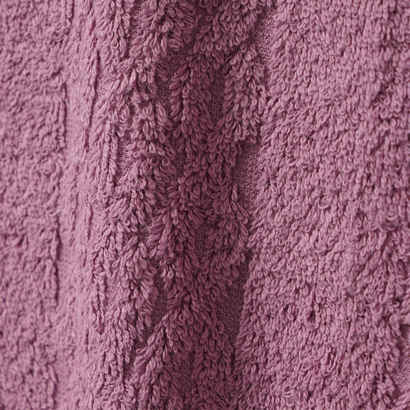 Douchehanddoek met kabelpatroon