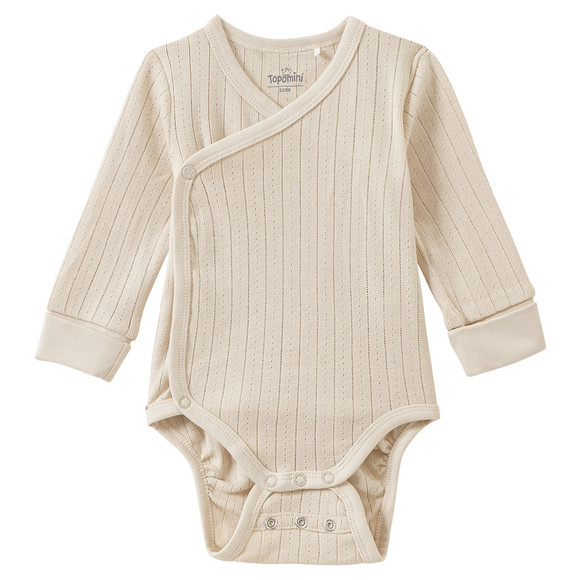 Newborn Wickelbody mit Lochmuster