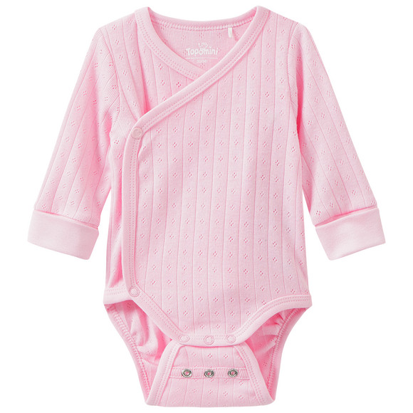 Newborn Wickelbody mit Lochmuster