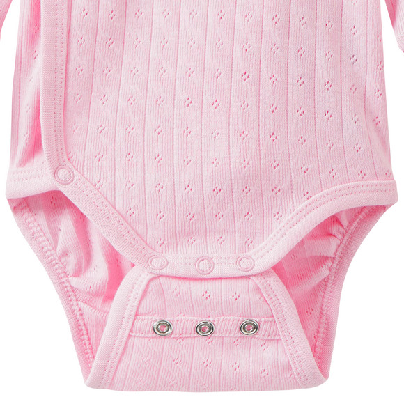 Newborn Wickelbody mit Lochmuster