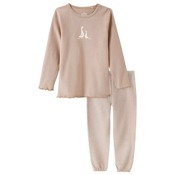 Baby Schlafanzug mit Gänse-Print