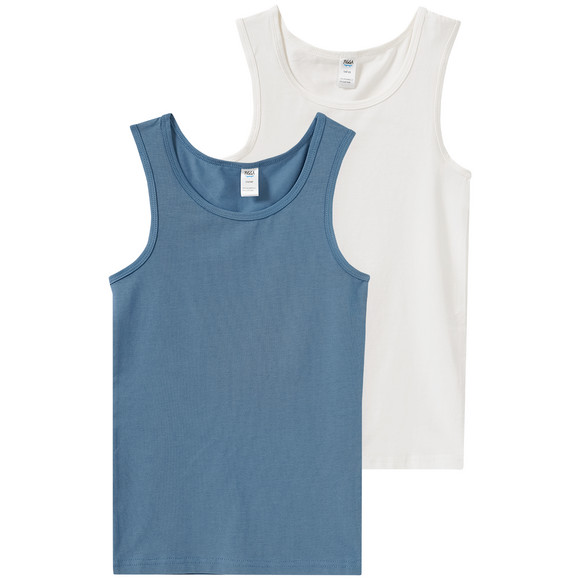 2 jongensonderhemden in een duopak