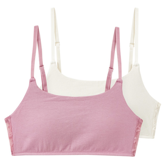 2 bh’s voor meisjes met kant