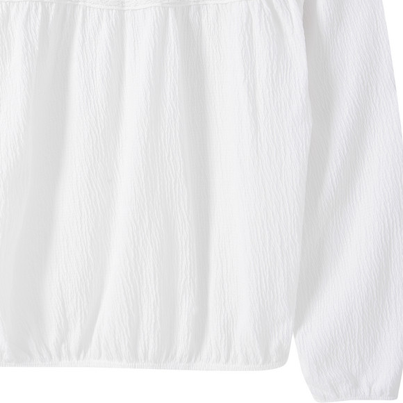 Meisjesblouse met kanten details