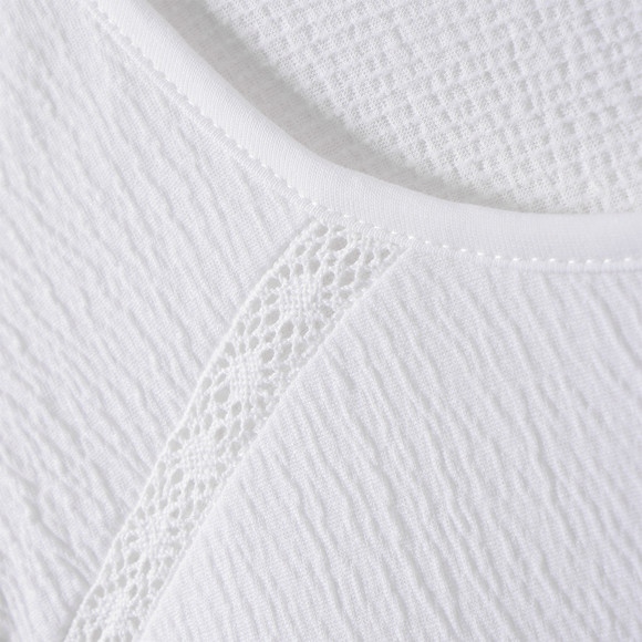 Meisjesblouse met kanten details