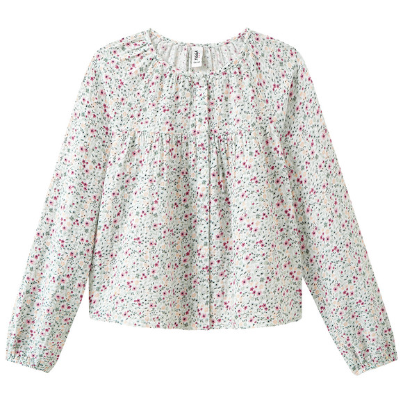 Mädchen Musselinbluse aus Bio-Baumwolle