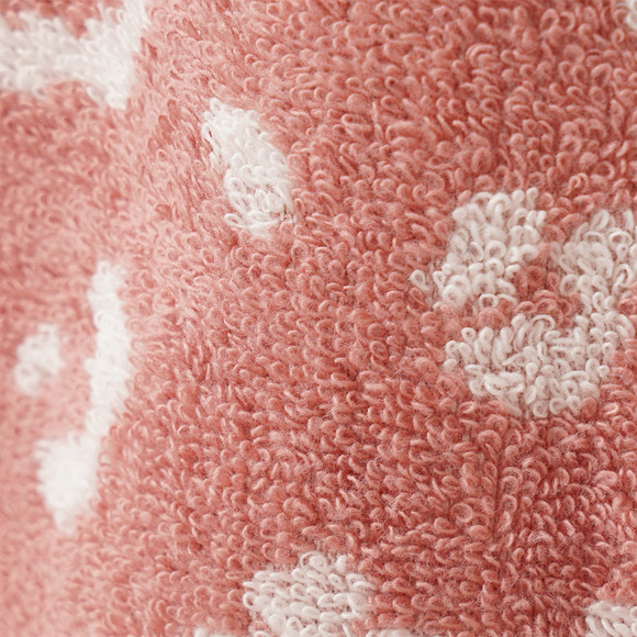 Gästetuch mit Herz-Allover