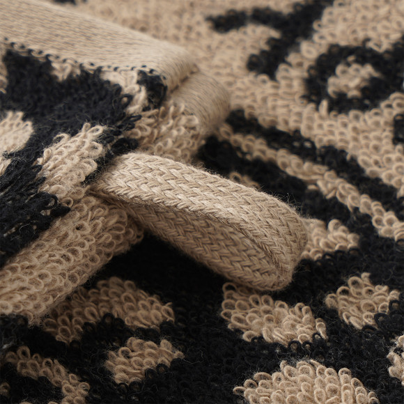 Waschhandschuh mit Herz-Allover