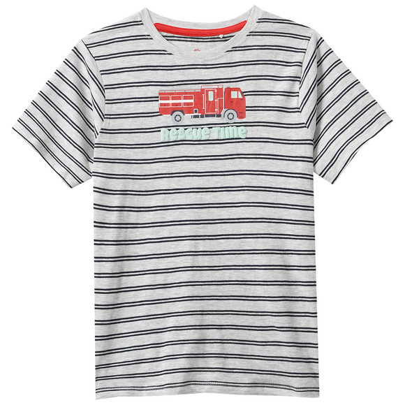 Jungen Shorty mit Feuerwehr-Motiv