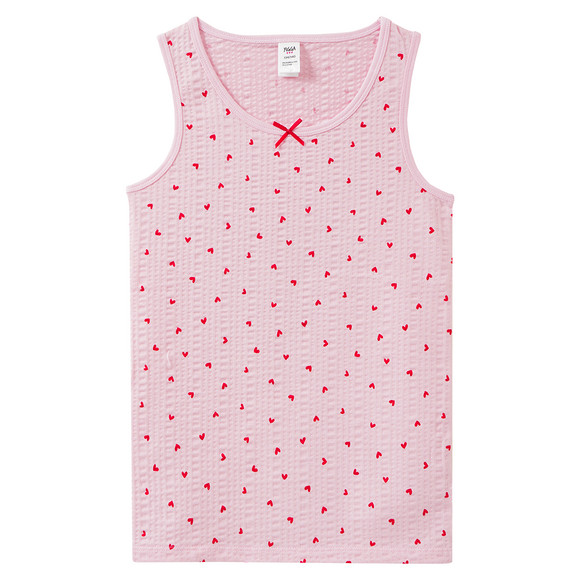 3 Mädchen Unterhemden mit Bio-Baumwolle