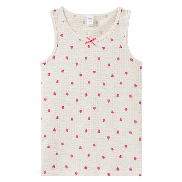 3 Mädchen Unterhemden mit Bio-Baumwolle