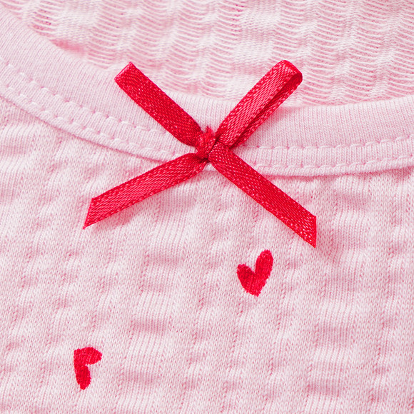 3 Mädchen Unterhemden mit Bio-Baumwolle