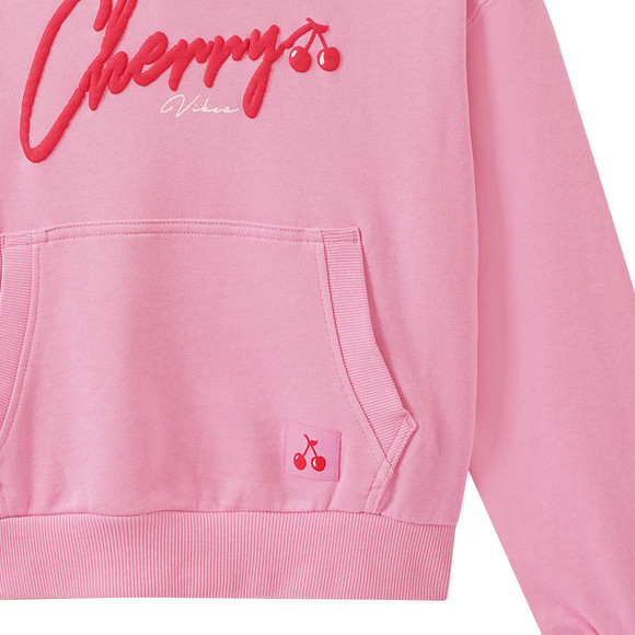 Mädchen Hoodie mit gummiertem Print