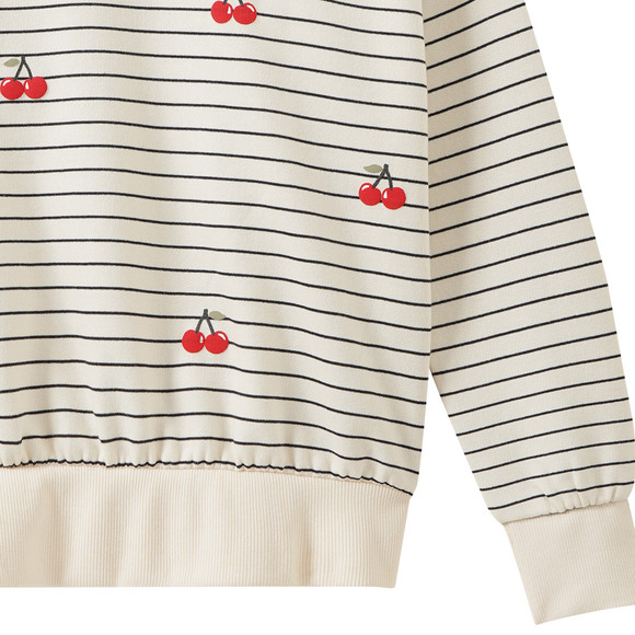 Mädchen Sweatshirt mit Allover-Print