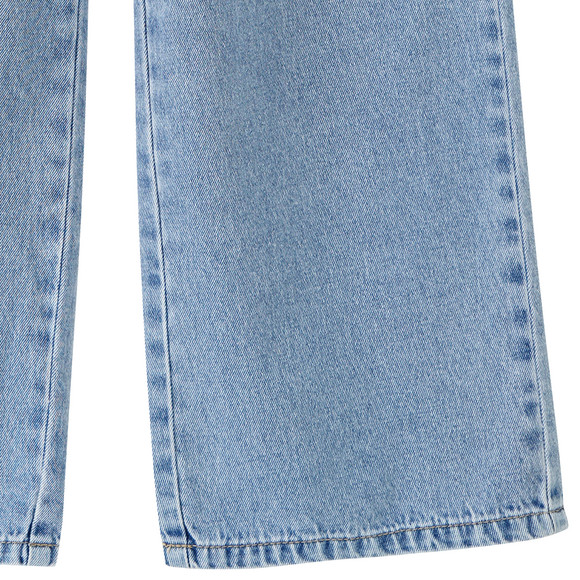 Mädchen Wide-Leg-Jeans mit Tunnelzug