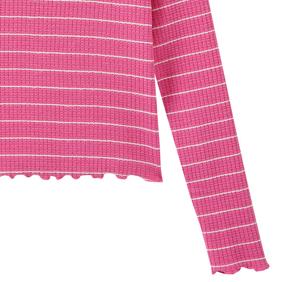 Mädchen Langarmshirt mit Struktur