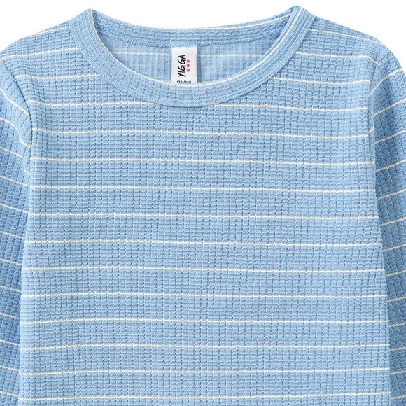 Mädchen Langarmshirt mit Struktur