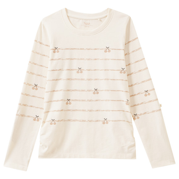 Mädchen Langarmshirt mit Streifen