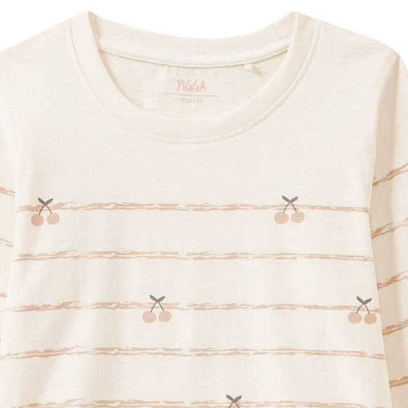 Mädchen Langarmshirt mit Streifen
