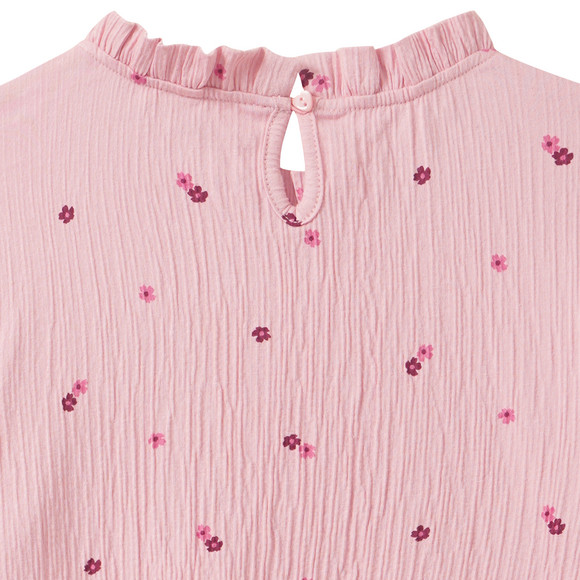 Mädchen Bluse mit Stehkragen
