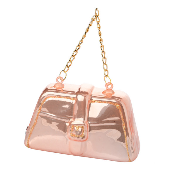 Boomdecoraties handtas roze