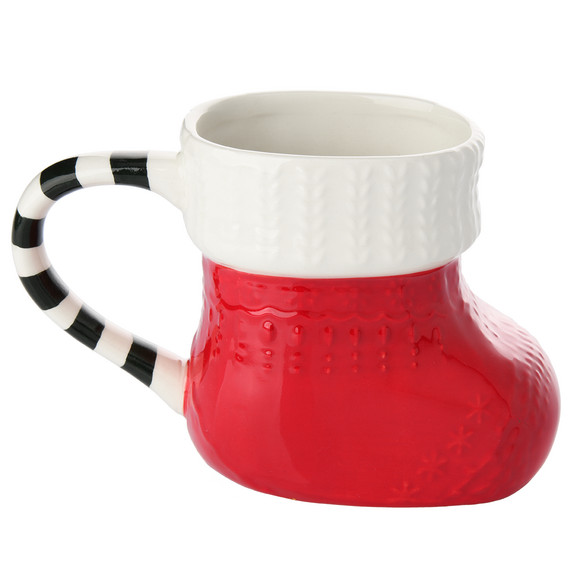 Tasse in Stiefel-Form