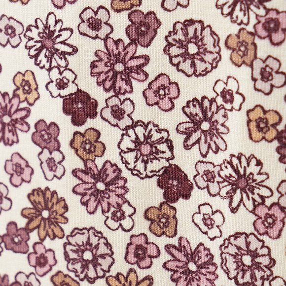 2 Baby Langarmshirts mit Blümchen