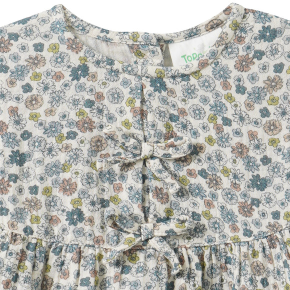 Baby Musselin-Kleid im Millefleur-Design