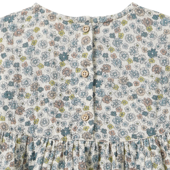 Baby Musselin-Kleid im Millefleur-Design