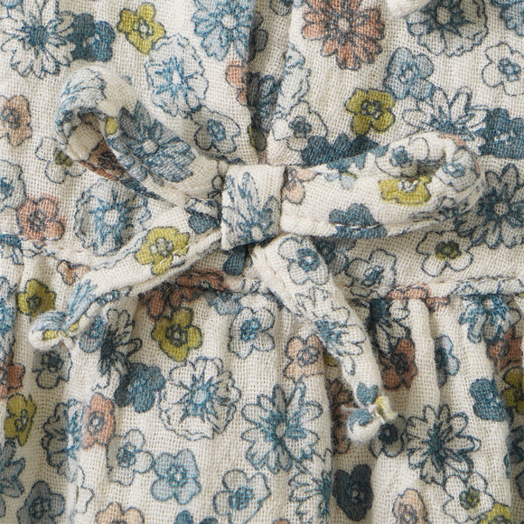 Baby Musselin-Kleid im Millefleur-Design