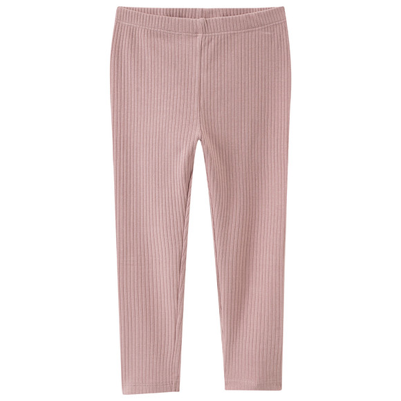 3 Baby Leggings mit Rippstruktur