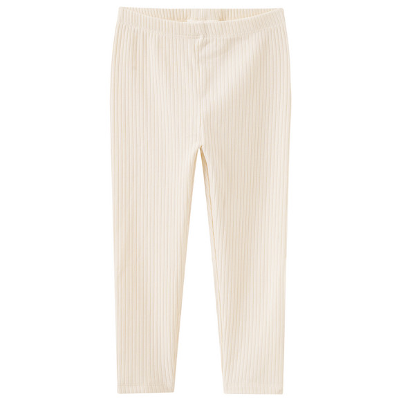 3 Baby Leggings mit Rippstruktur