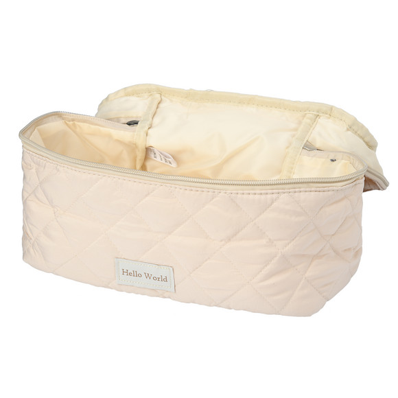 Damen Kosmetiktasche mit Rauten-Muster