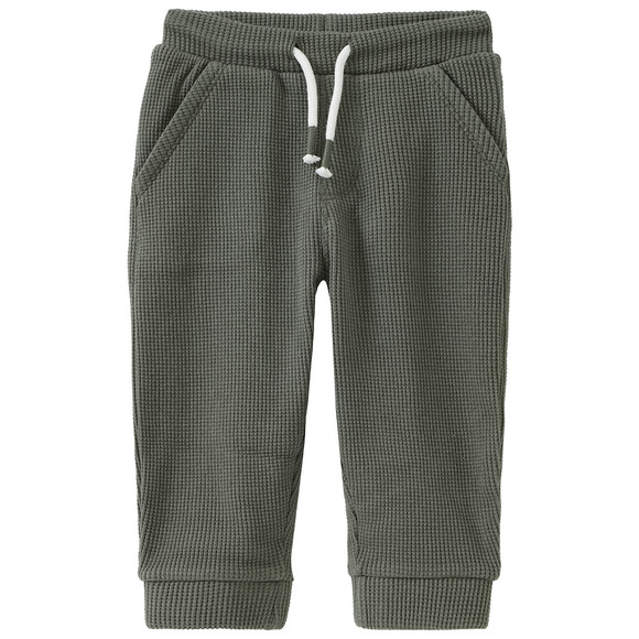 2 Baby Jogginghosen aus Waffel-Piqué