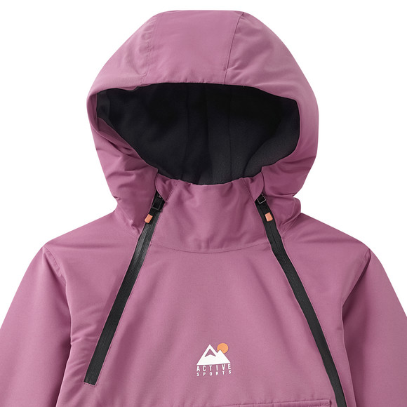 Mädchen Schneejacke mit Kängurutasche