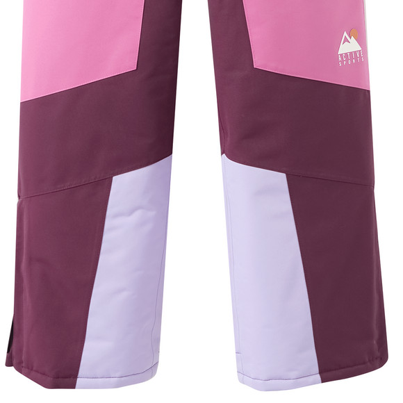 Sneeuwbroek voor meisjes met colour blocking