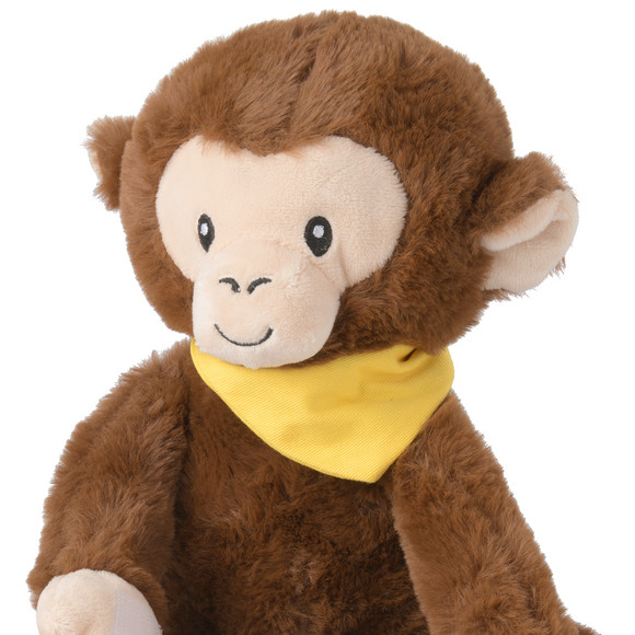 Pluche aap met sjaal