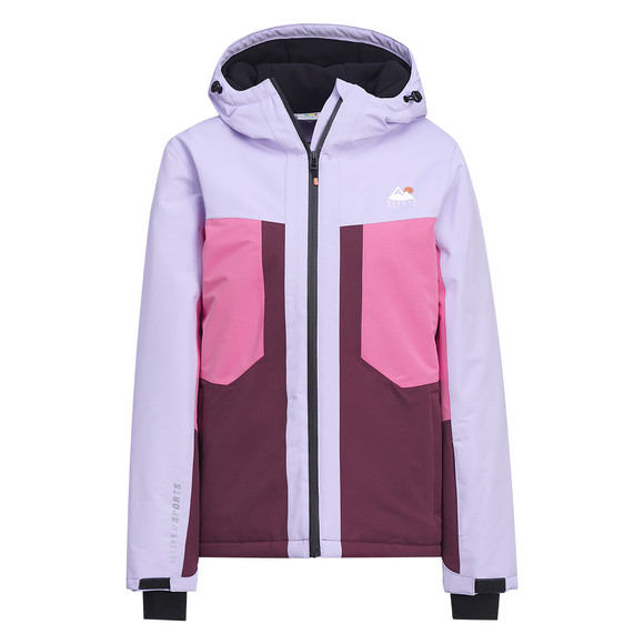Sneeuwjas voor dames met colour blocking