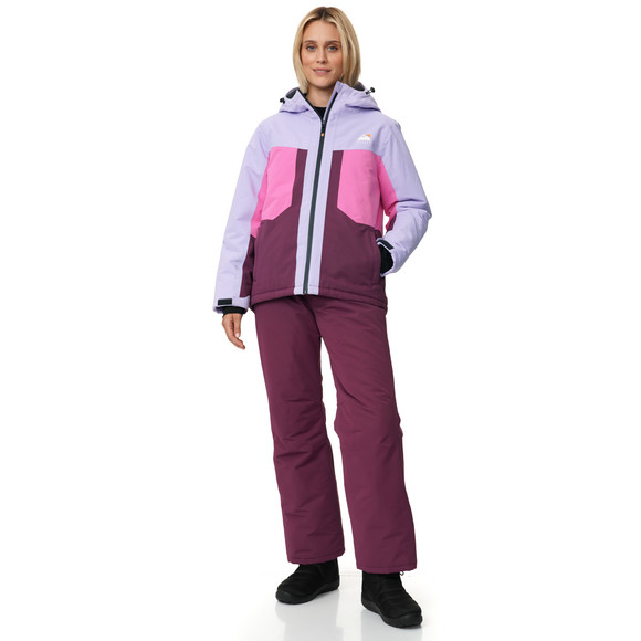 Sneeuwjas voor dames met colour blocking