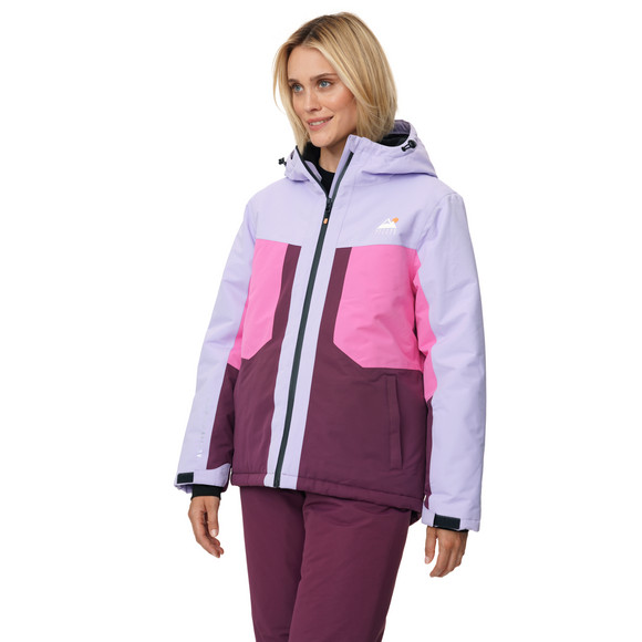 Sneeuwjas voor dames met colour blocking