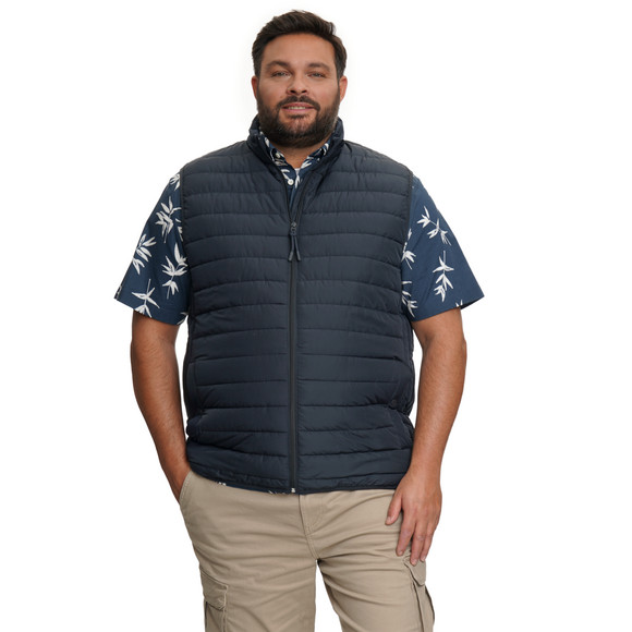 Herren Steppweste mit Zipper