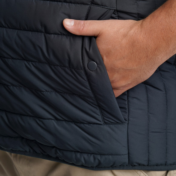 Herren Steppweste mit Zipper