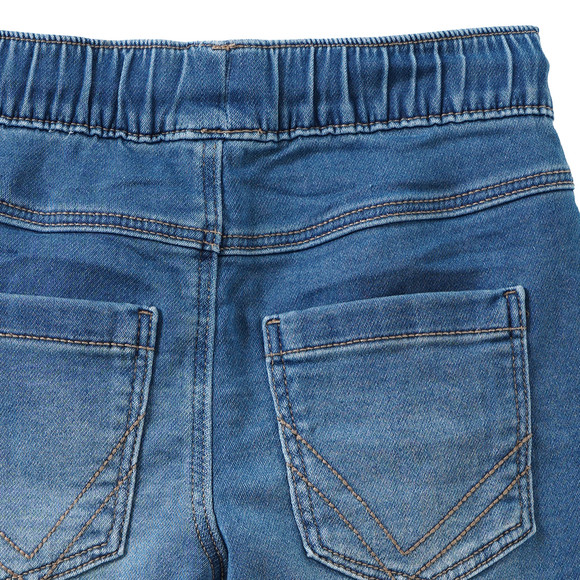 Jungen Jeansshorts mit Tunnelzug
